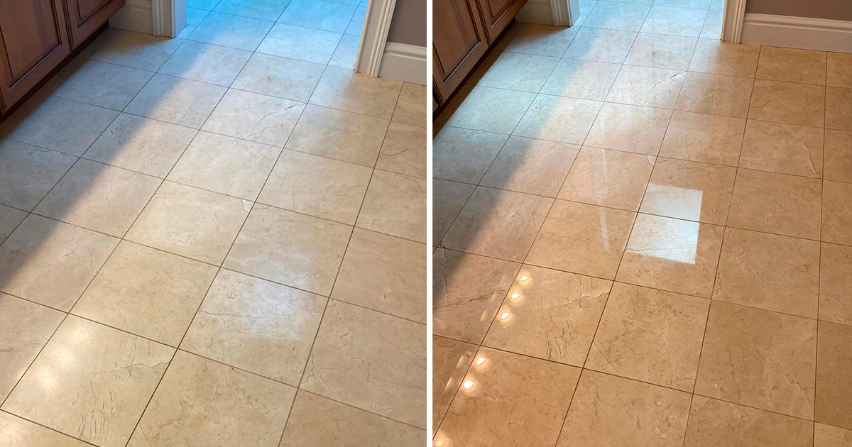 Our Stone Polishing Service Had a Marble Floor in Seattle Looking Beautiful